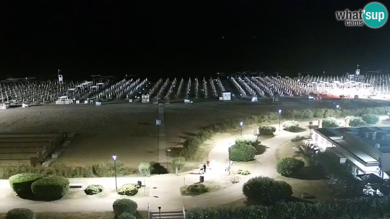 The beach of Bibione webcam – Italy