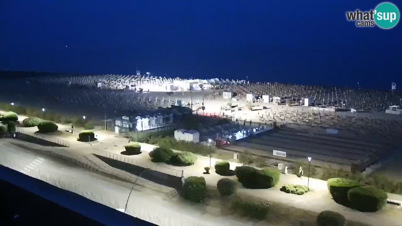 The beach of Bibione webcam – Italy