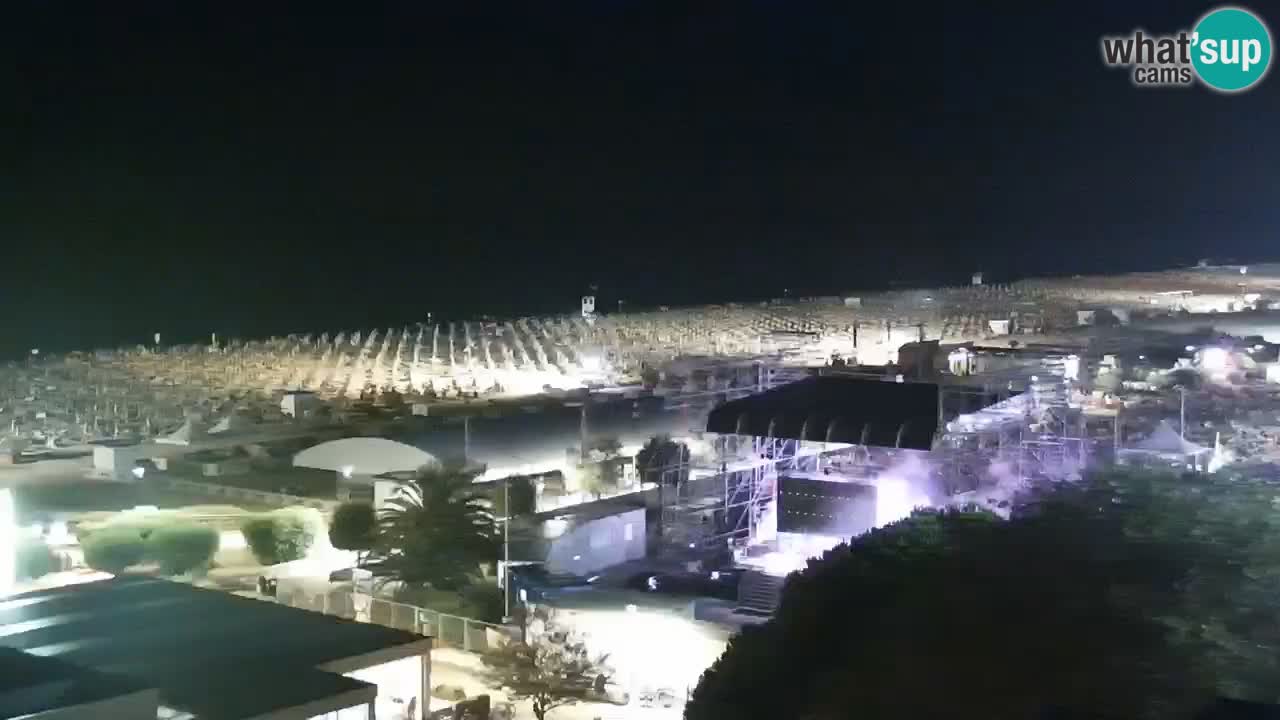 The beach of Bibione webcam – Italy