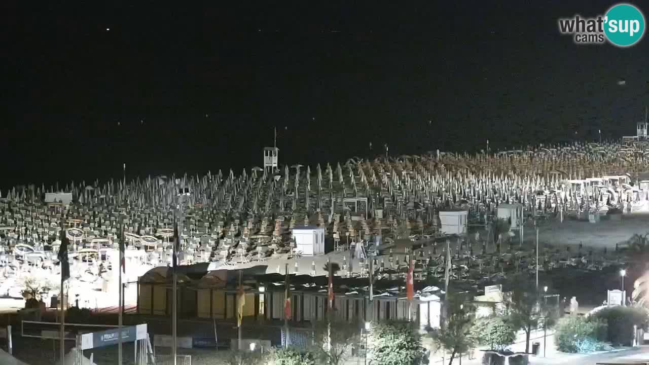 The beach of Bibione webcam – Italy