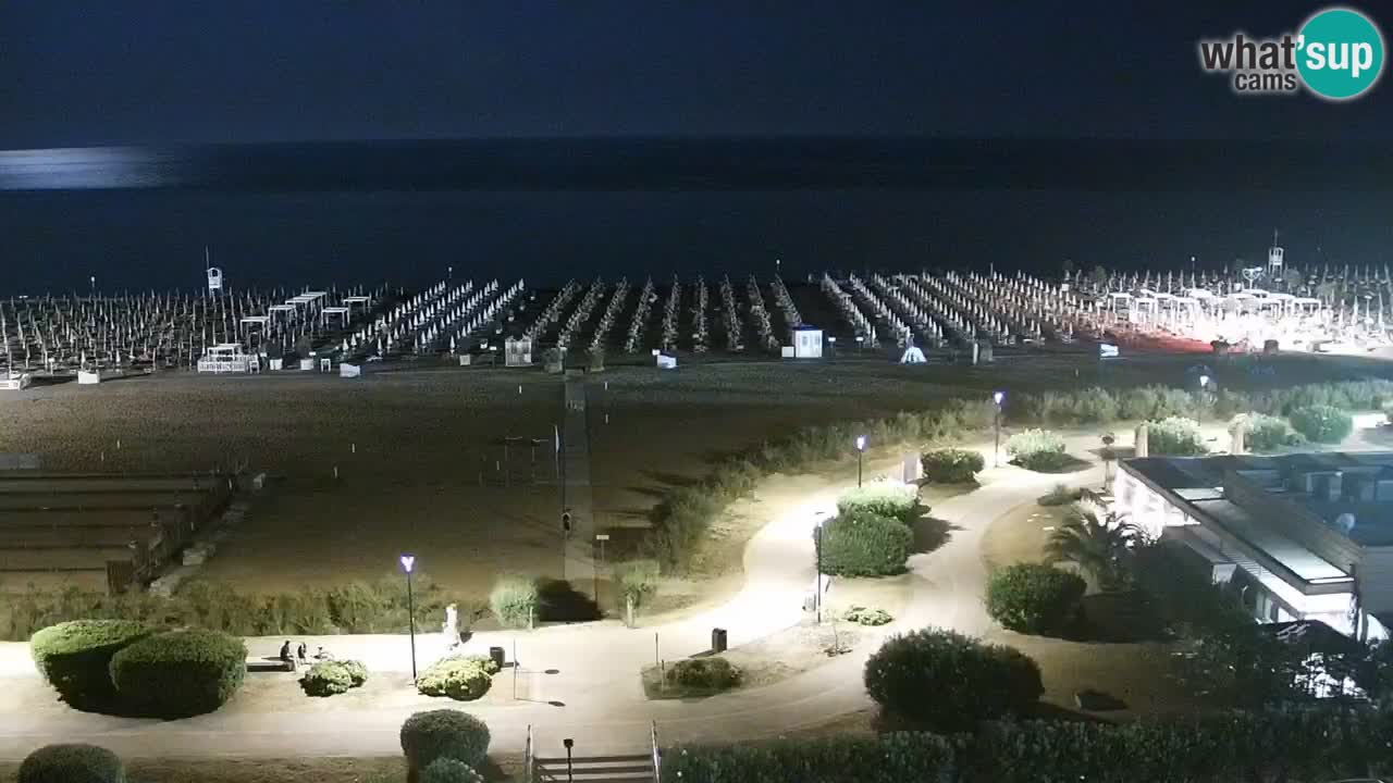 La camera en vivo de la playa de Bibione – Italia