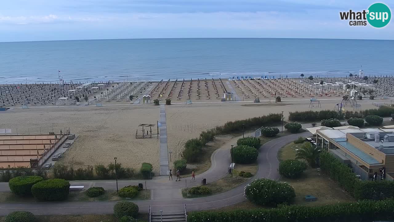 The beach of Bibione webcam – Italy