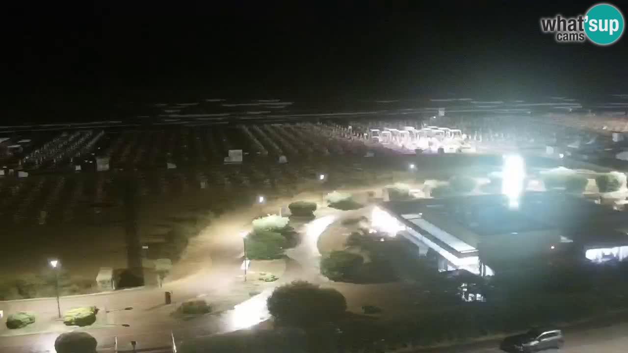 La spiaggia di Bibione webcam live e piazzale Zenit