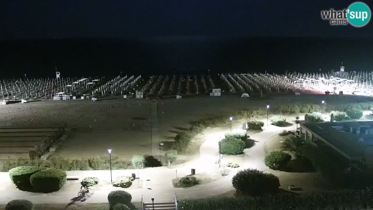 The beach of Bibione webcam – Italy