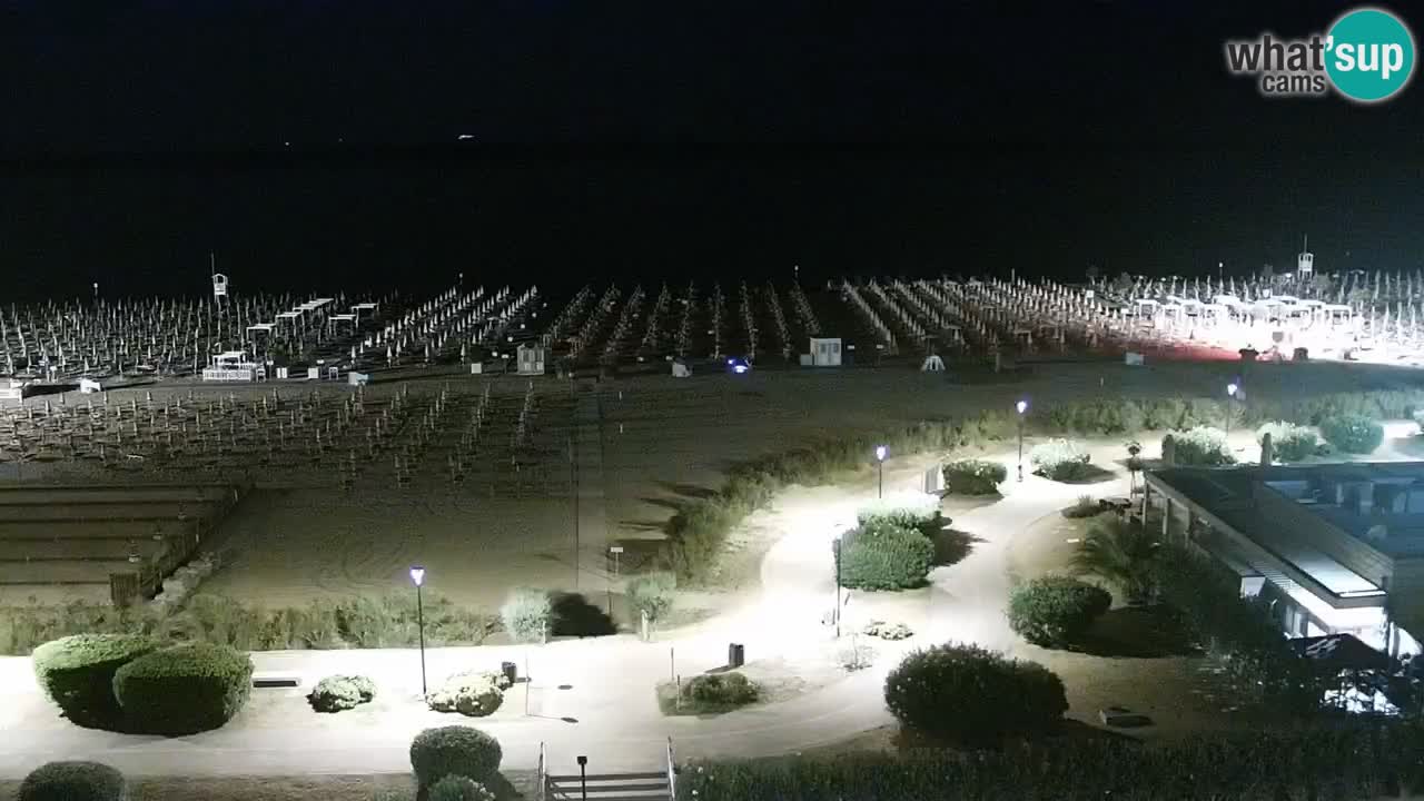 The beach of Bibione webcam – Italy