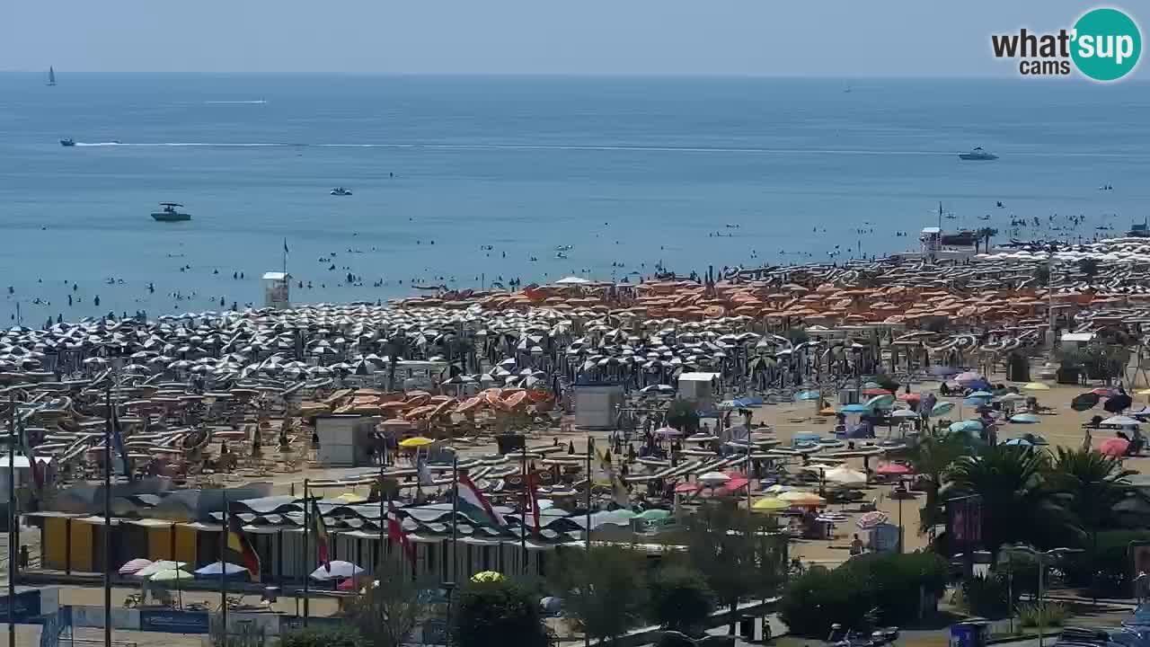 The beach of Bibione webcam – Italy