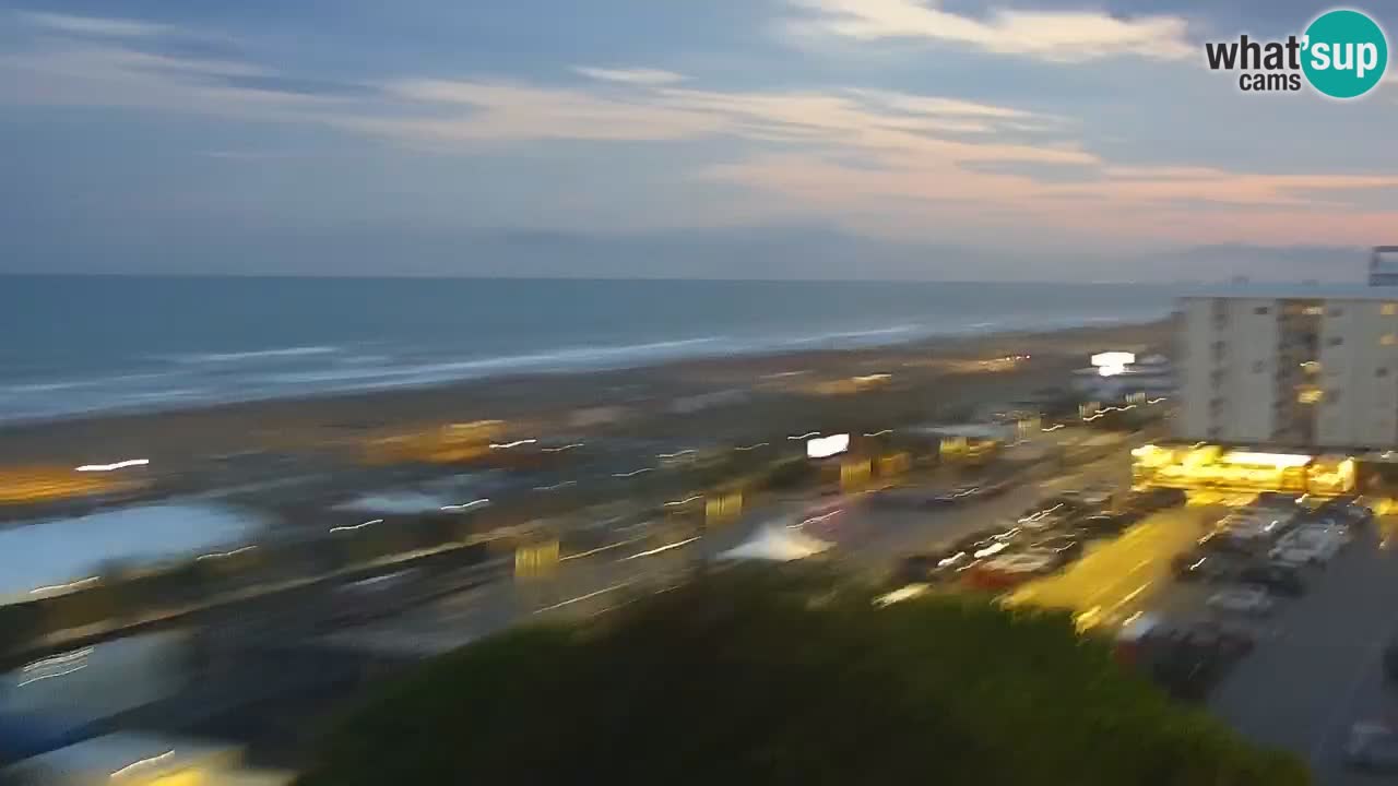 The beach of Bibione webcam – Italy