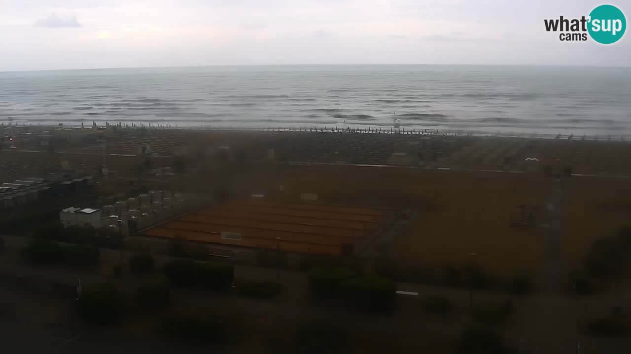 La spiaggia di Bibione webcam live e piazzale Zenit