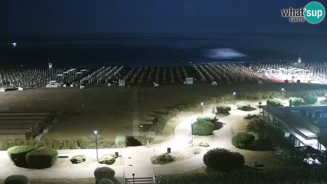 The beach of Bibione webcam – Italy