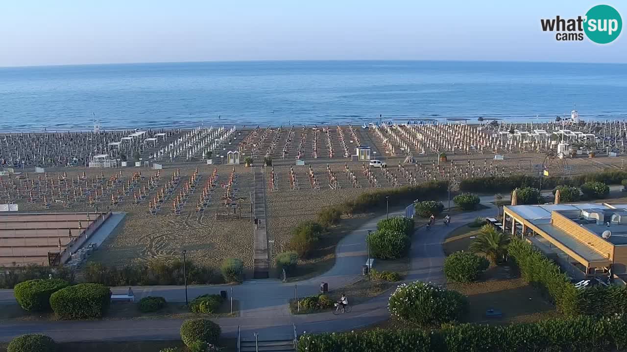 La camera en vivo de la playa de Bibione – Italia
