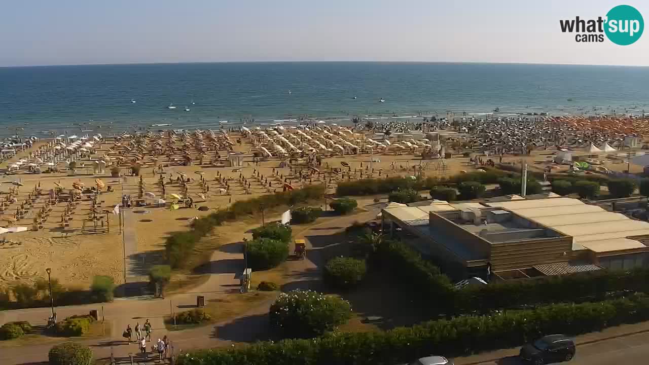 The beach of Bibione webcam – Italy