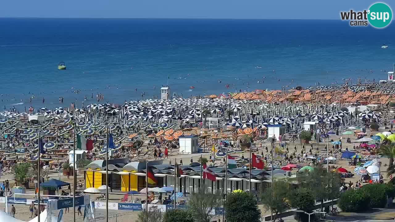 The beach of Bibione webcam – Italy