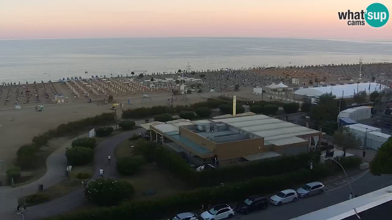 The beach of Bibione webcam – Italy
