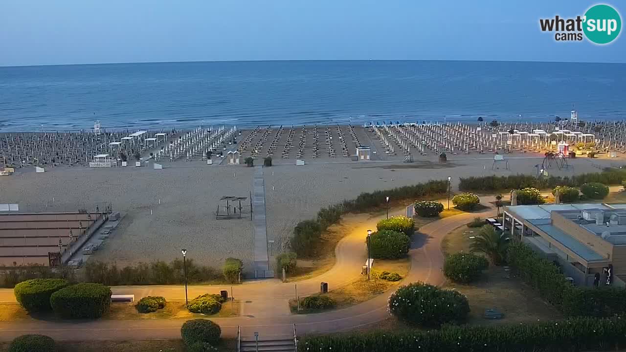 The beach of Bibione webcam – Italy