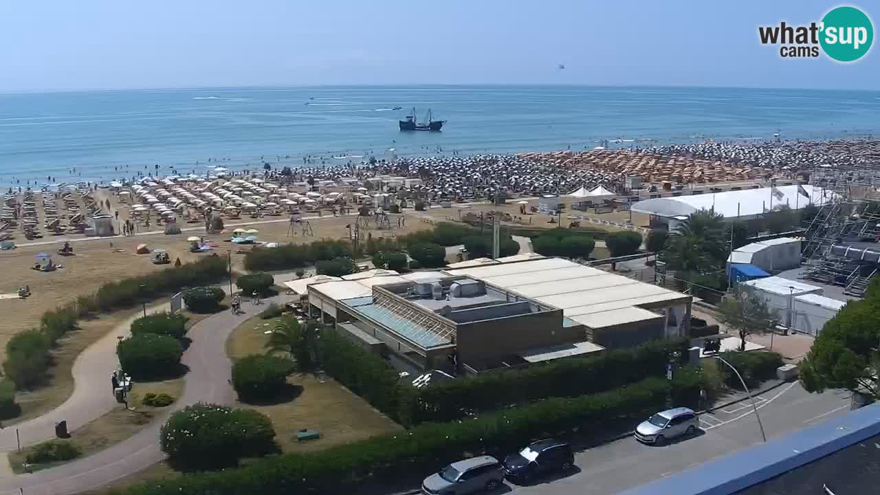 La camera en vivo de la playa de Bibione – Italia