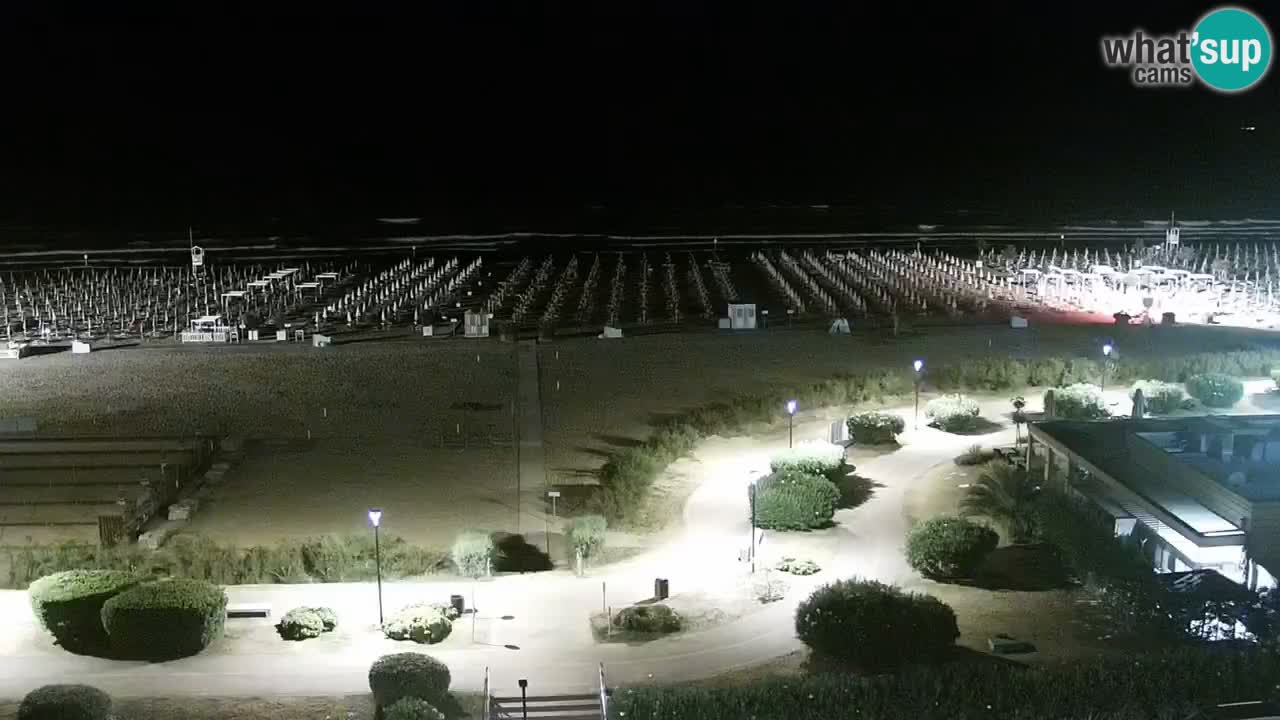 The beach of Bibione webcam – Italy
