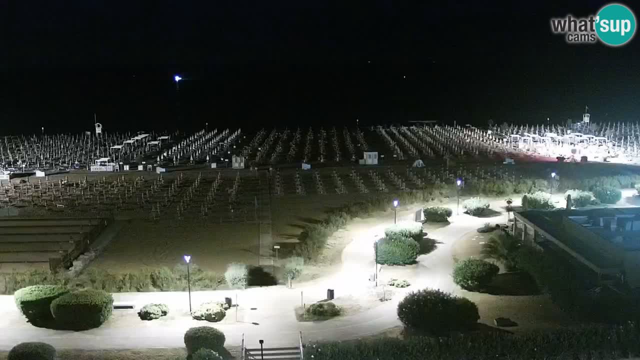 The beach of Bibione webcam – Italy