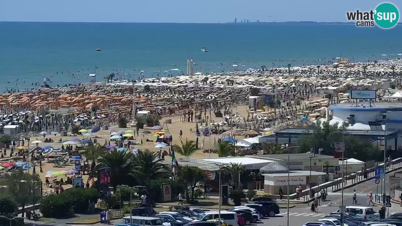 The beach of Bibione webcam – Italy