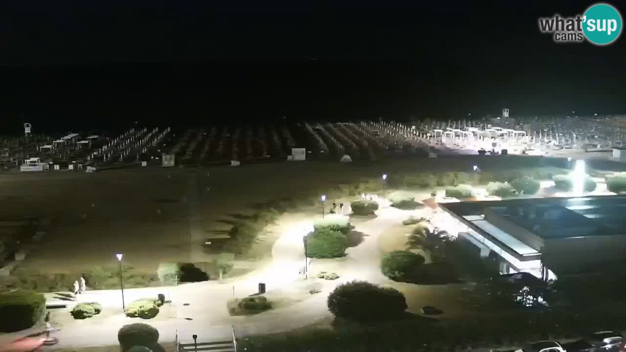 The beach of Bibione webcam – Italy