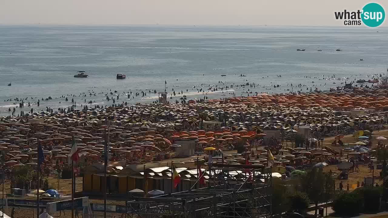 La camera en vivo de la playa de Bibione – Italia