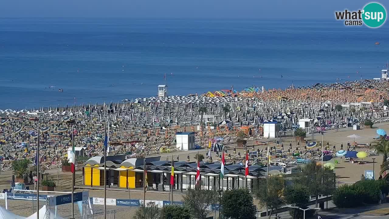 The beach of Bibione webcam – Italy