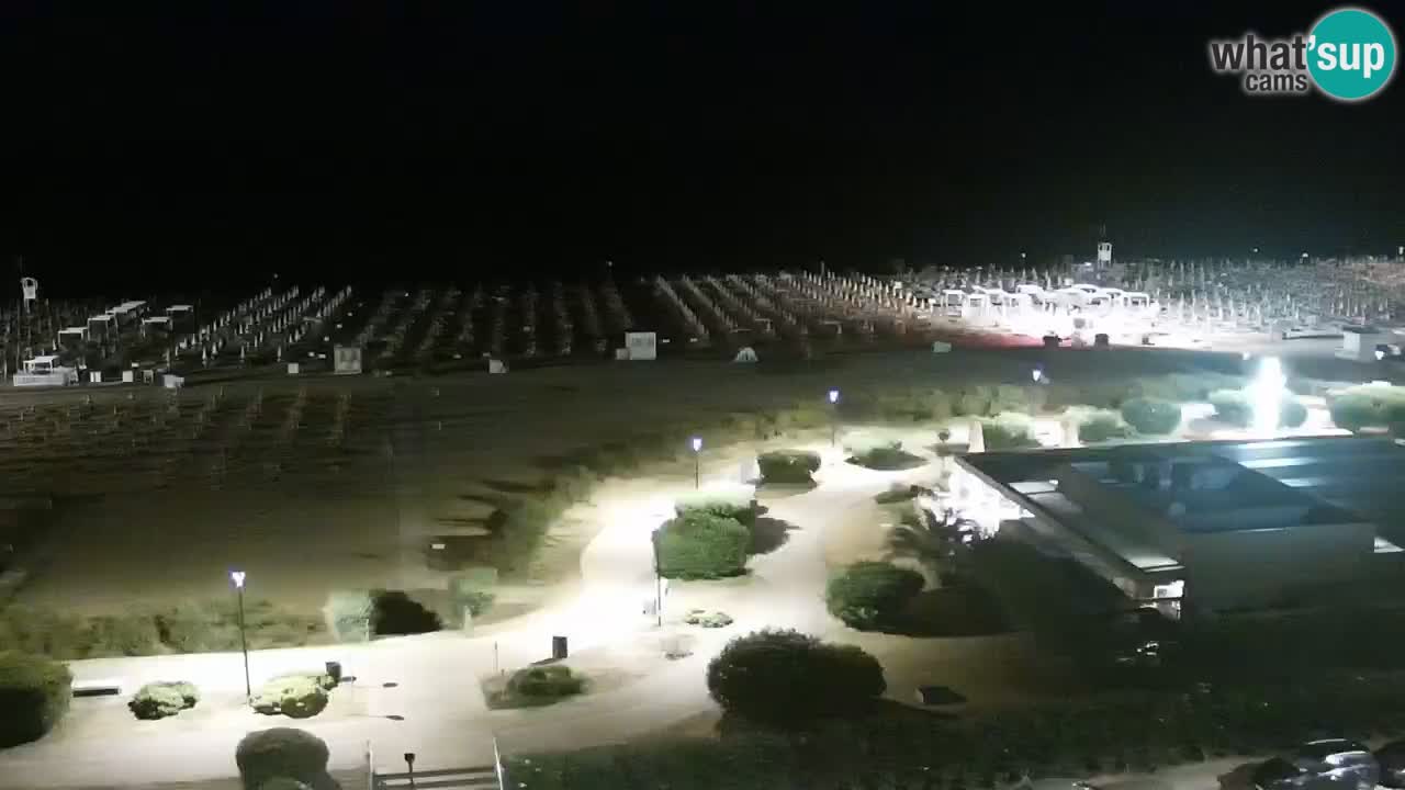La spiaggia di Bibione webcam live e piazzale Zenit