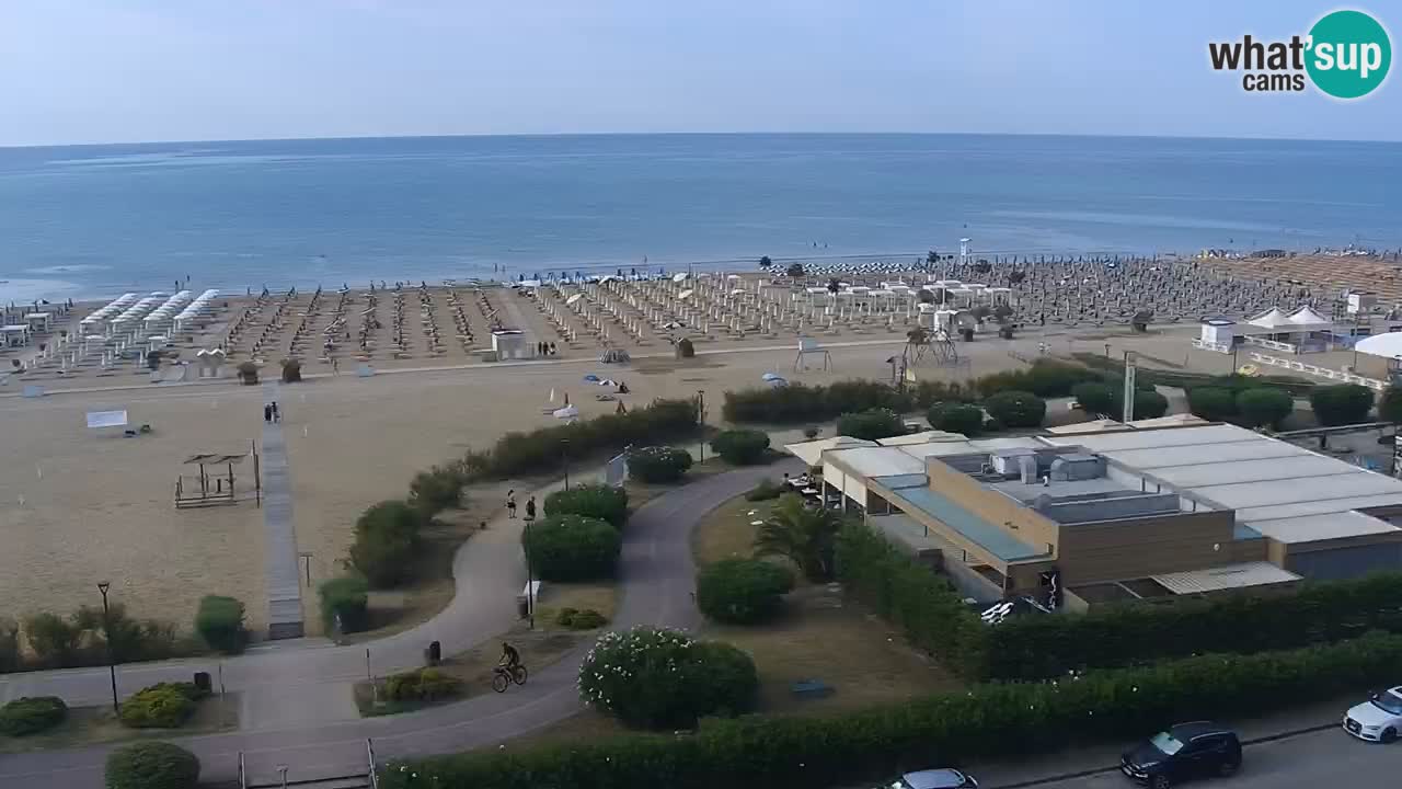 The beach of Bibione webcam – Italy