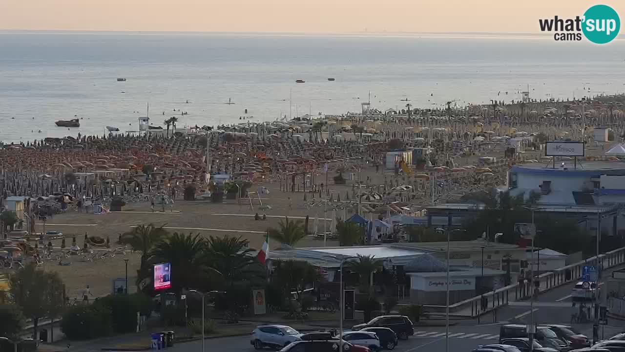 The beach of Bibione webcam – Italy