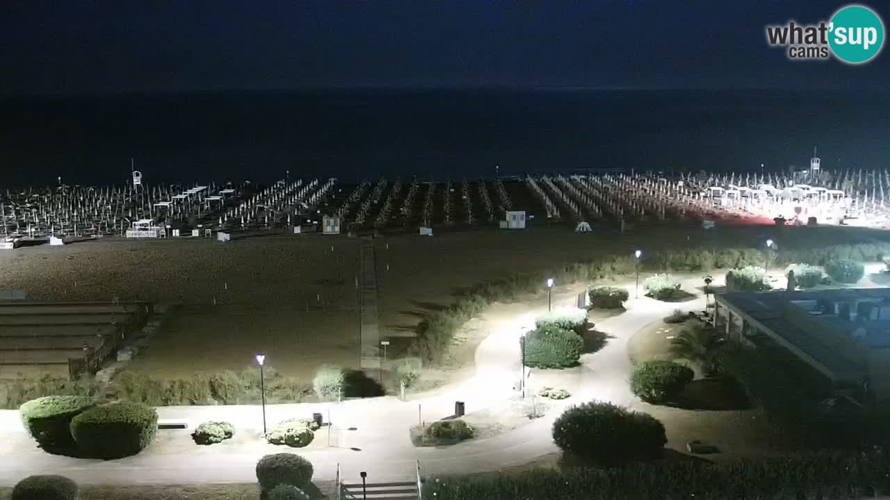 The beach of Bibione webcam – Italy