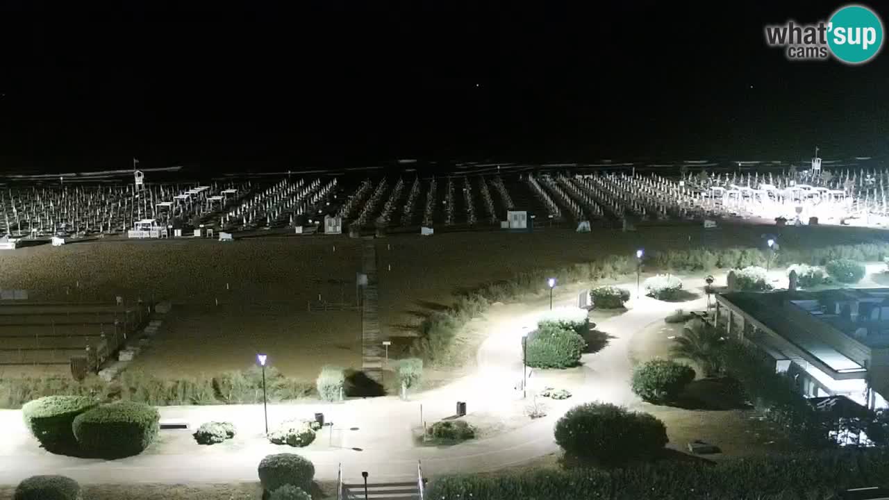 The beach of Bibione webcam – Italy