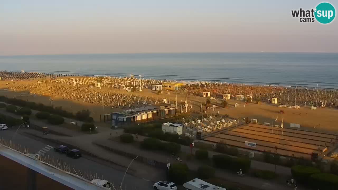 The beach of Bibione webcam – Italy