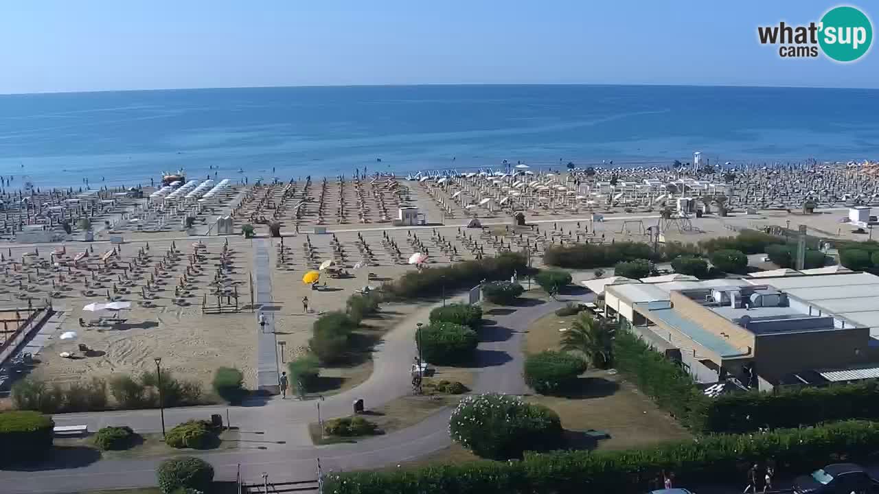 Plaža Bibione Spletna kamera – Italija