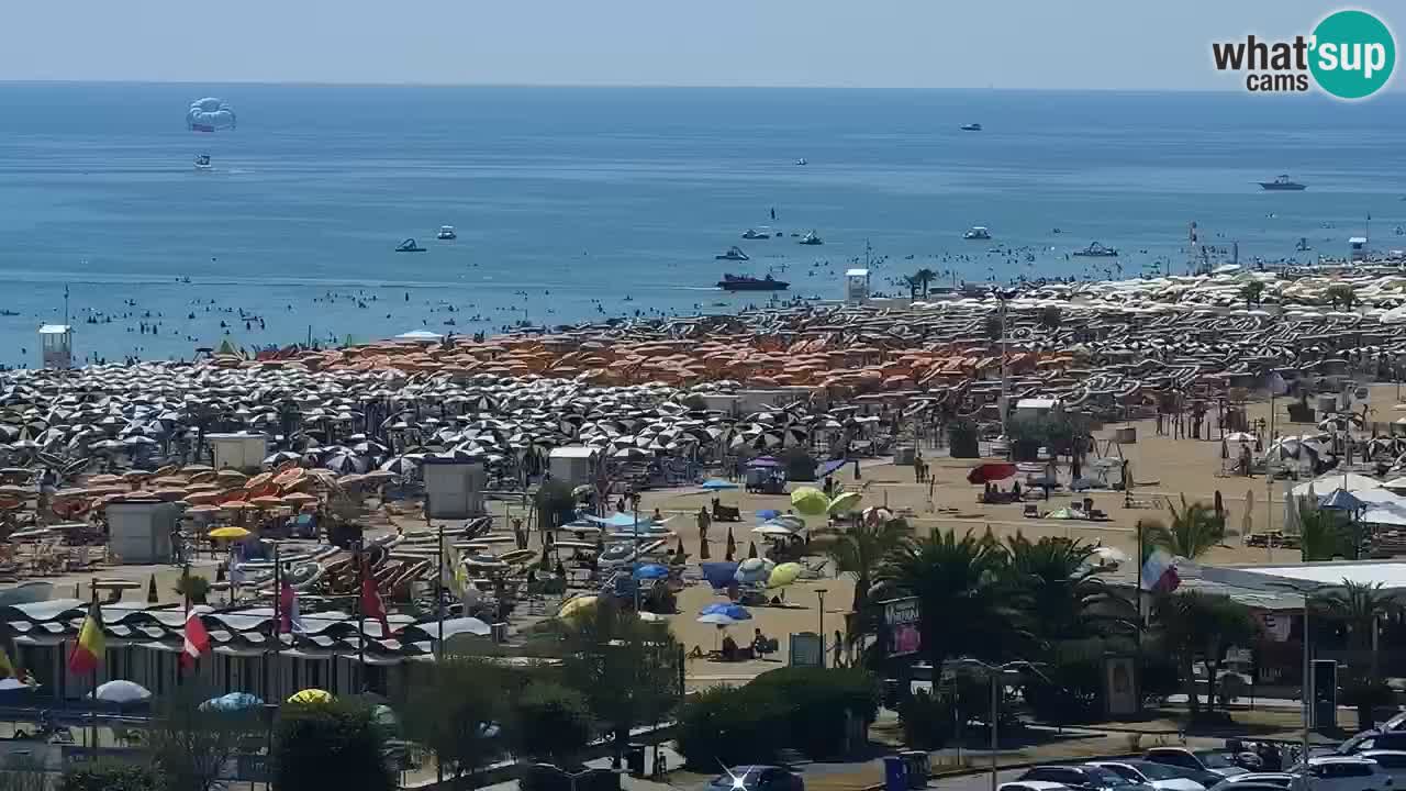 The beach of Bibione webcam – Italy