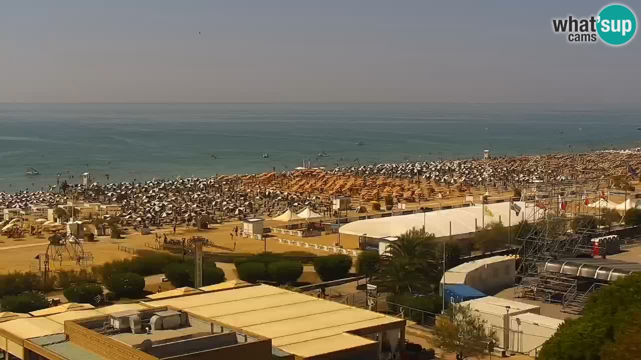 La camera en vivo de la playa de Bibione – Italia