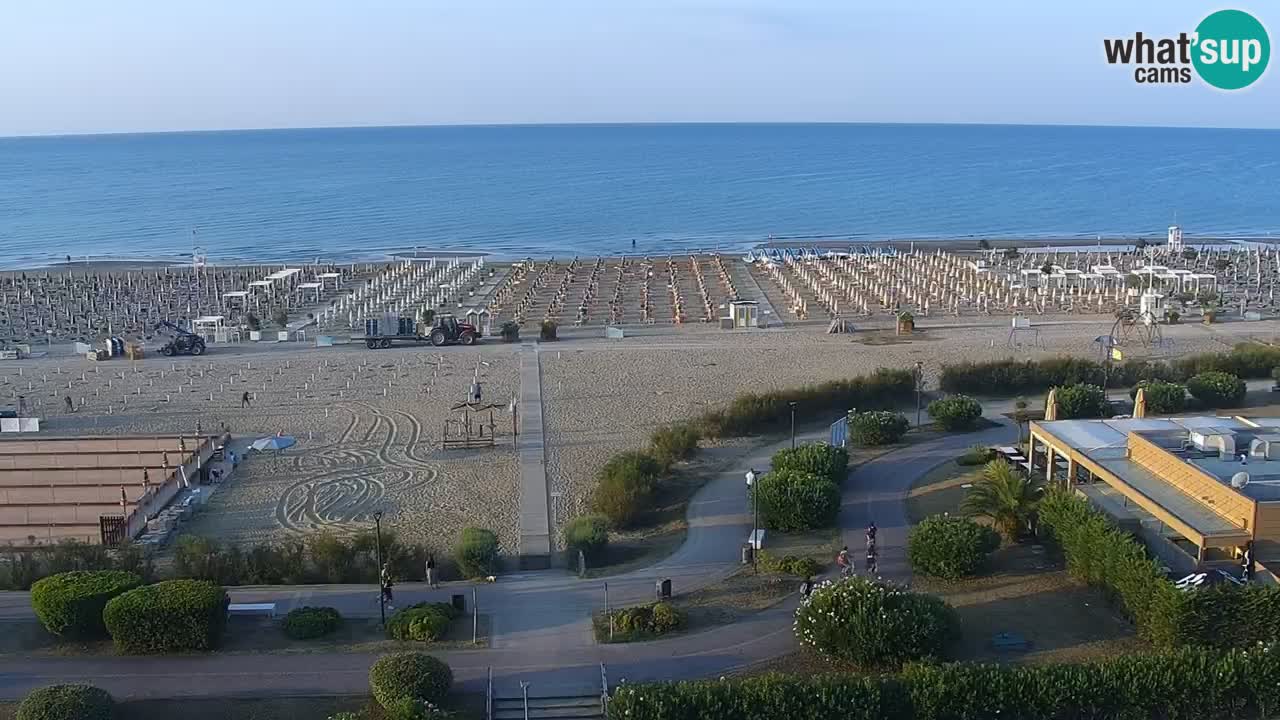 The beach of Bibione webcam – Italy