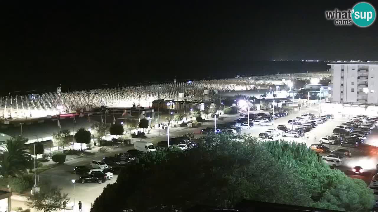 The beach of Bibione webcam – Italy