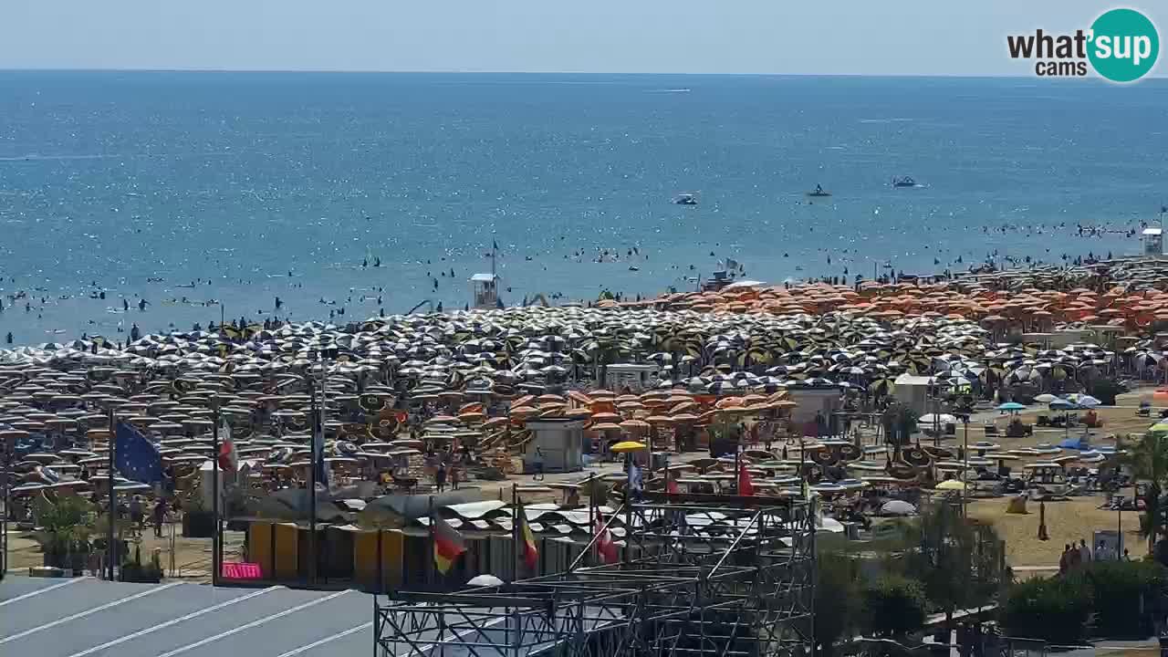 La camera en vivo de la playa de Bibione – Italia