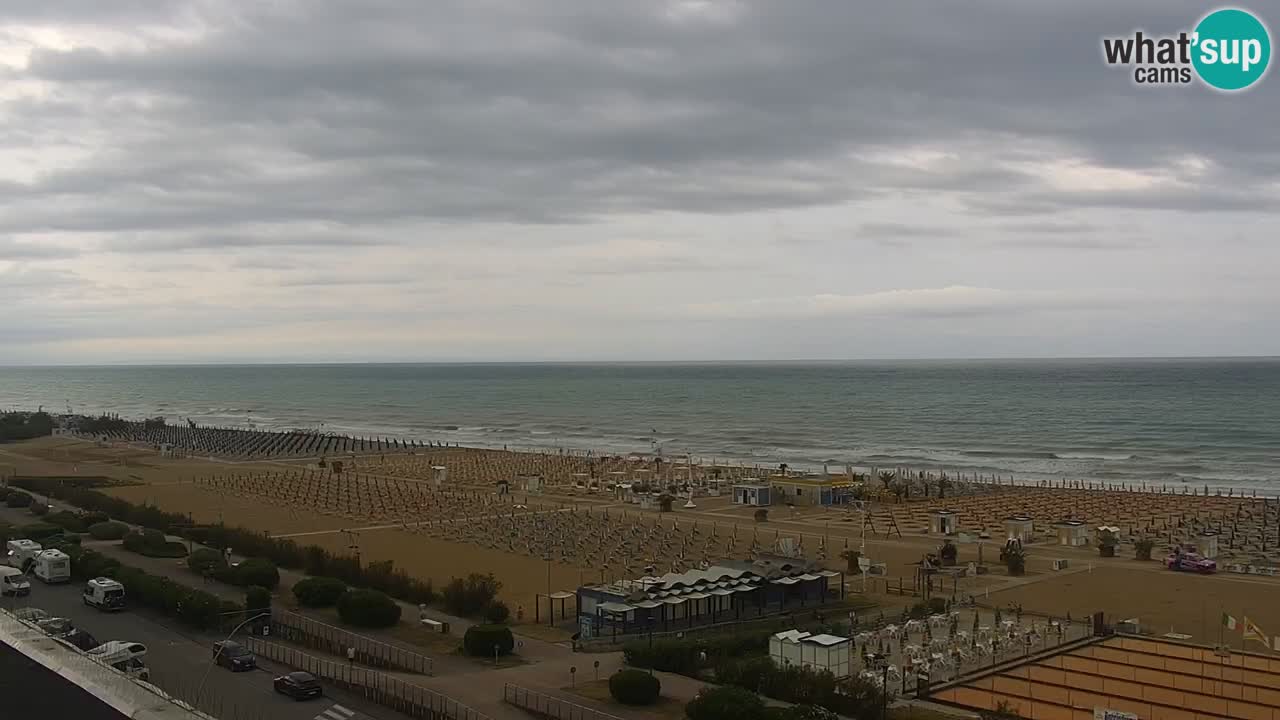 La camera en vivo de la playa de Bibione – Italia