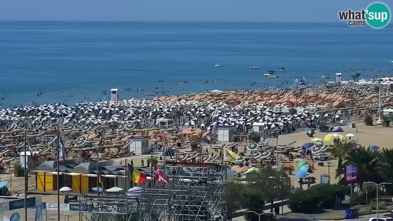 La camera en vivo de la playa de Bibione – Italia