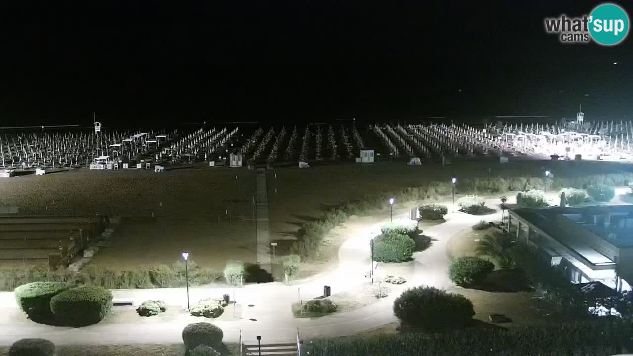 The beach of Bibione webcam – Italy
