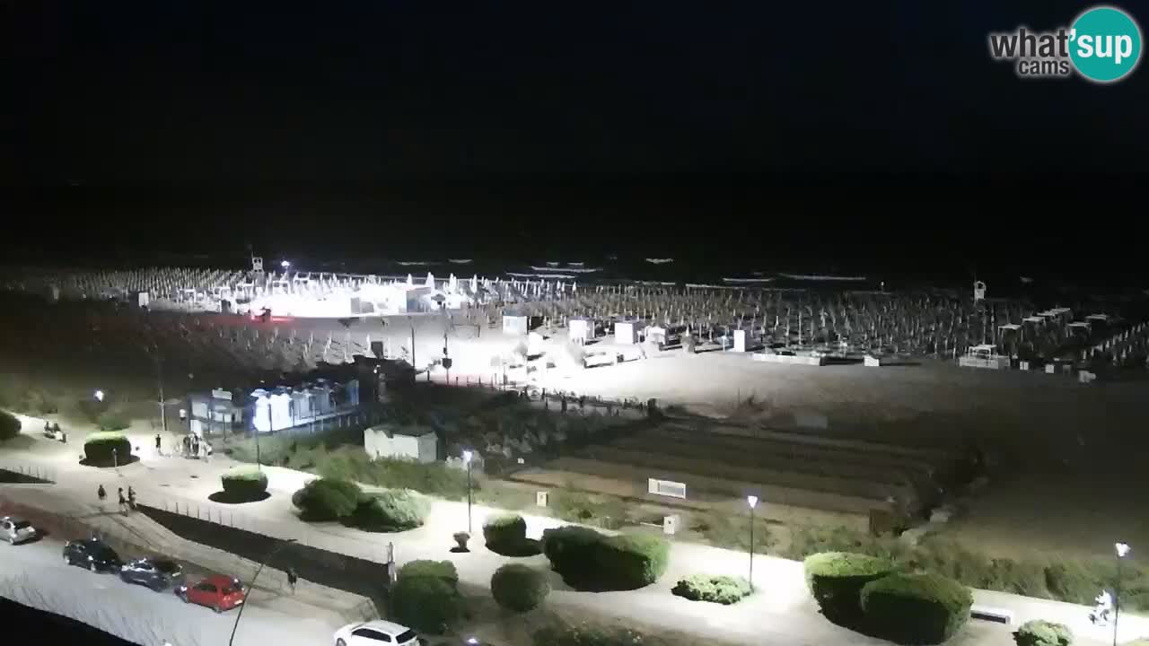 La camera en vivo de la playa de Bibione – Italia