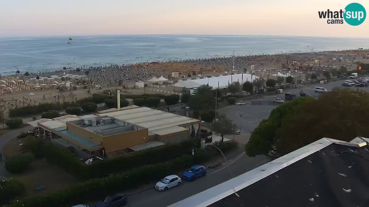 The beach of Bibione webcam – Italy