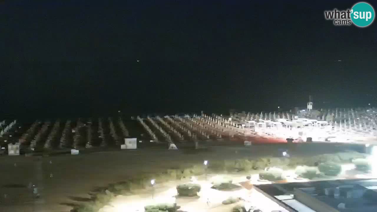 The beach of Bibione webcam – Italy