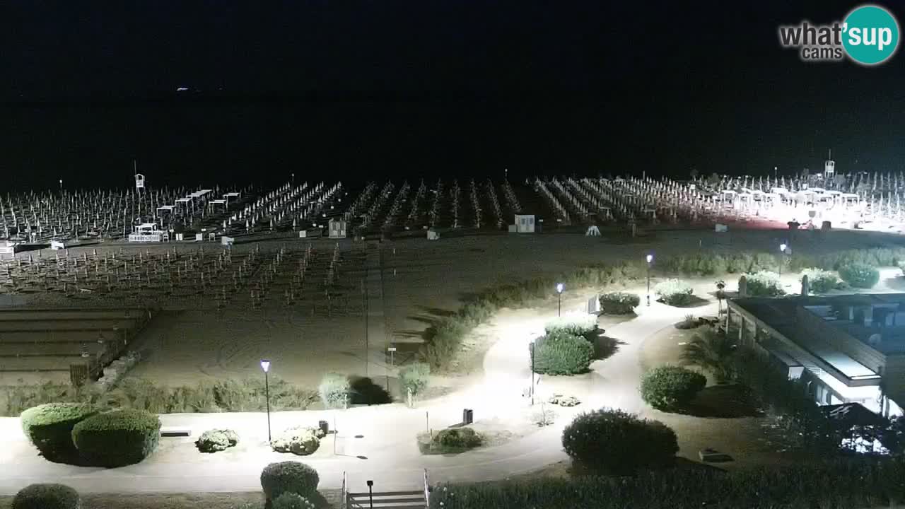 The beach of Bibione webcam – Italy