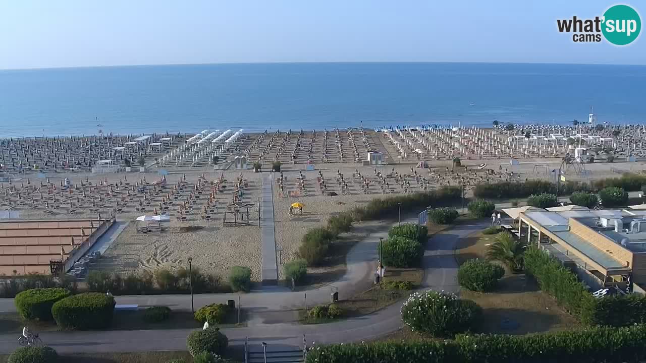 La camera en vivo de la playa de Bibione – Italia