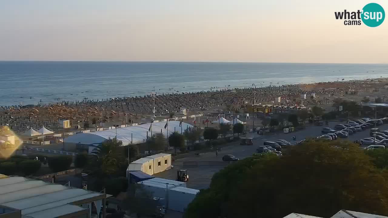 The beach of Bibione webcam – Italy