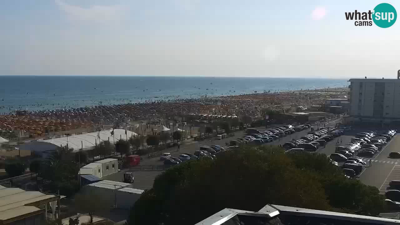 The beach of Bibione webcam – Italy