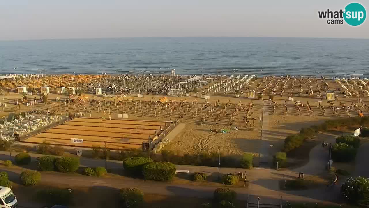 La camera en vivo de la playa de Bibione – Italia