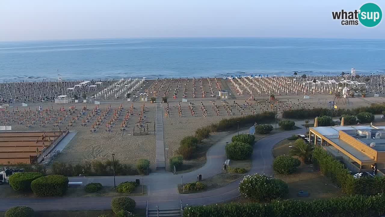 The beach of Bibione webcam – Italy