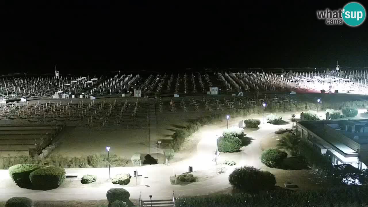 The beach of Bibione webcam – Italy